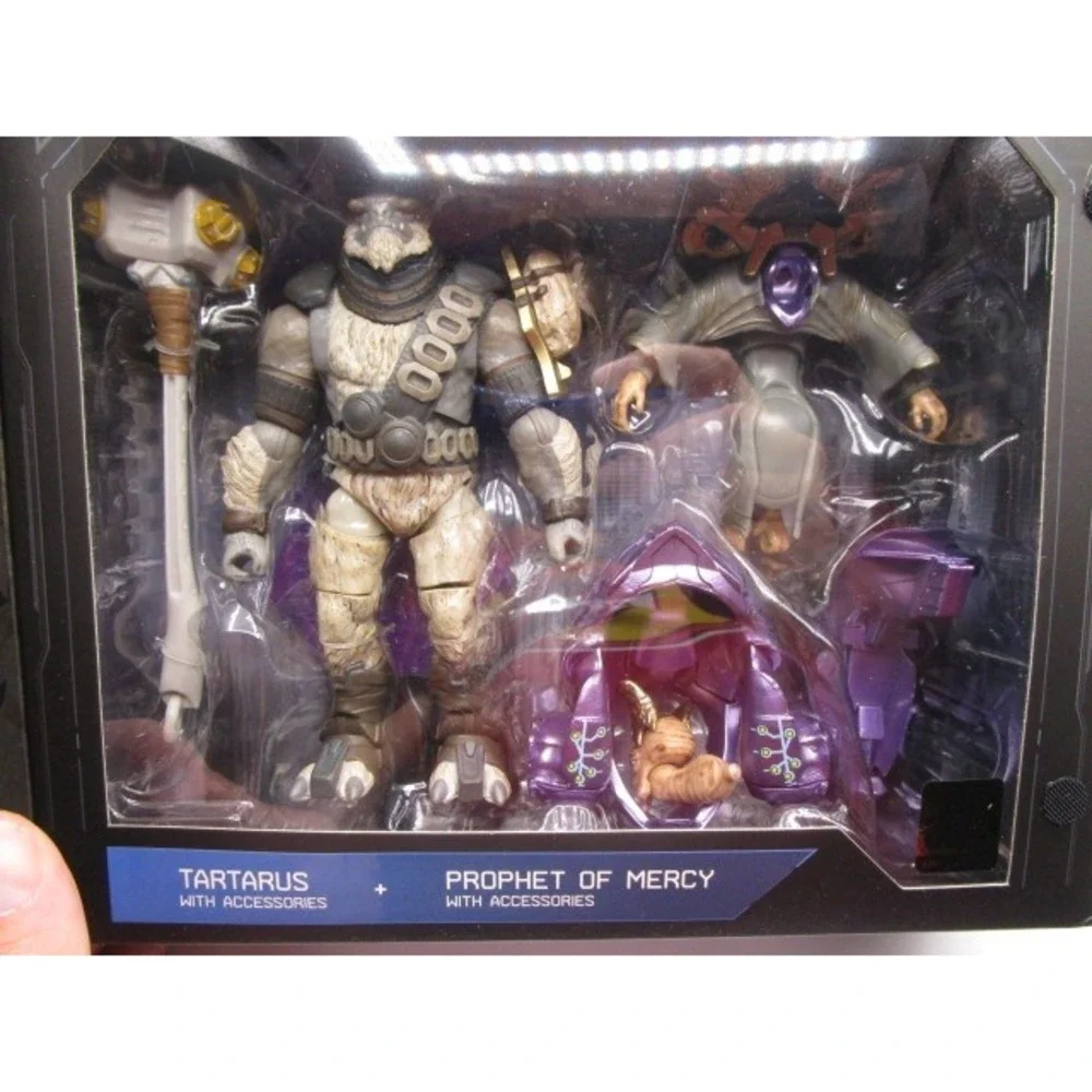 Halo Jazwares Vault Tartarus and Prophet of Mercy Action Figure Set WITH ISSUES